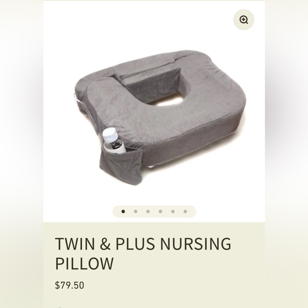 Used! TWIN & PLUS NURSING PILLOW